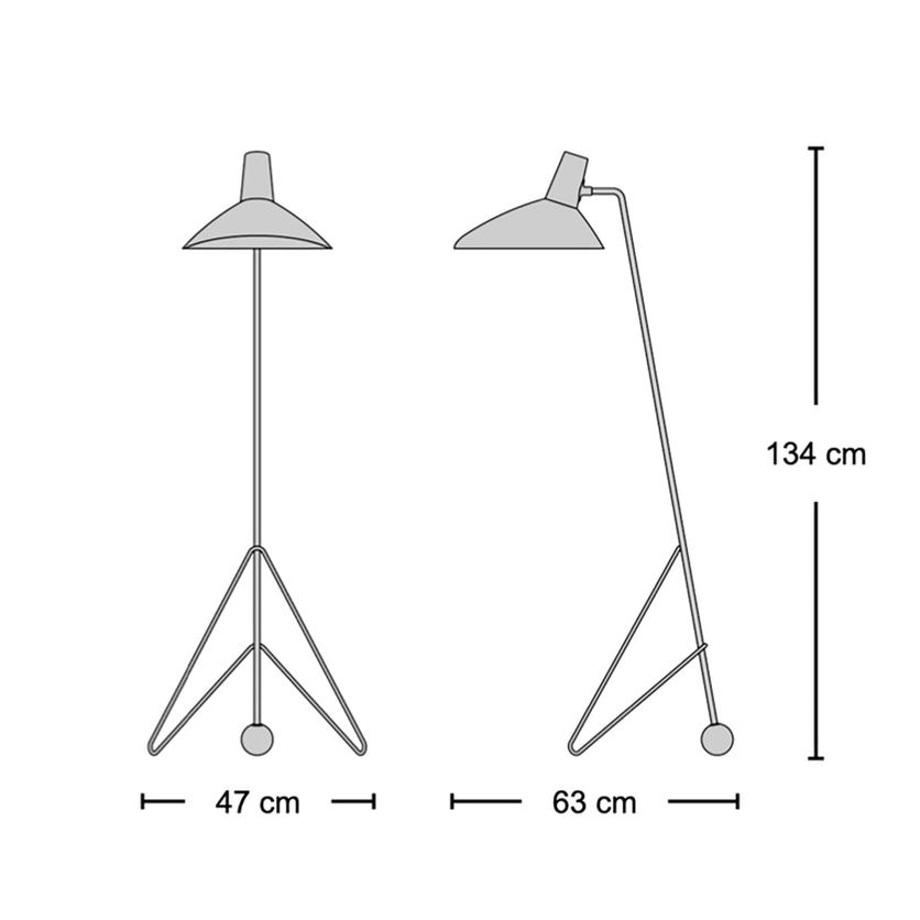 Tripod Floor Lamp Replica | Nue Modern