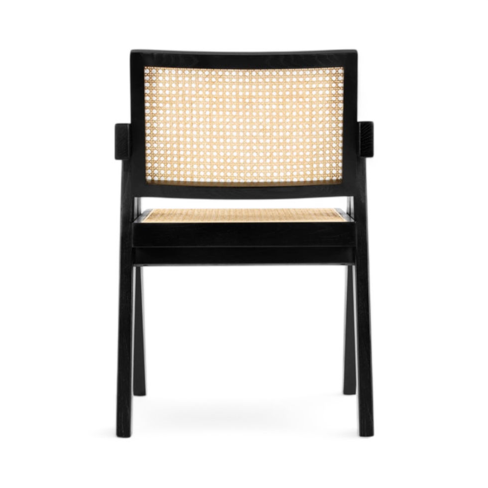 Capitol Dining Armchair Black Finish | Nue Modern