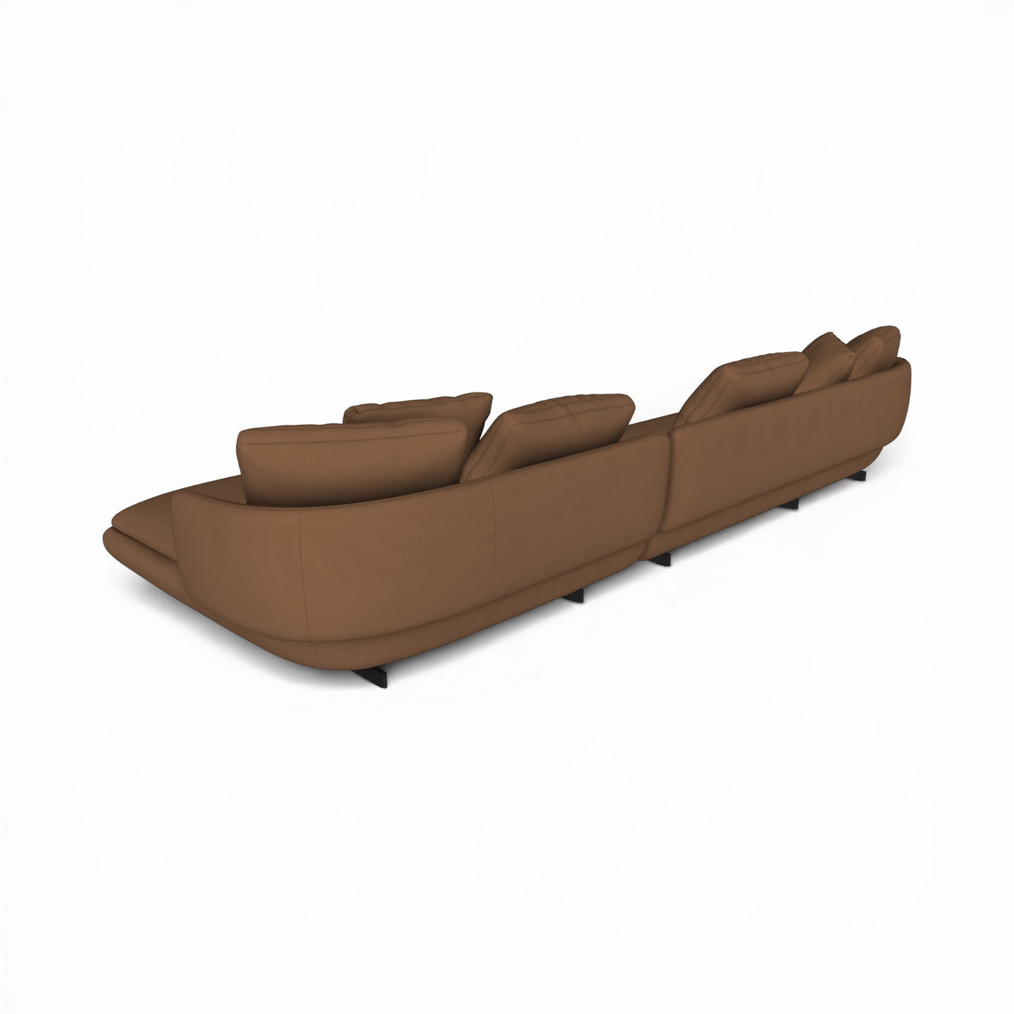 Ralph 3-Seater Sofa With Chaise and Table | Nue Modern