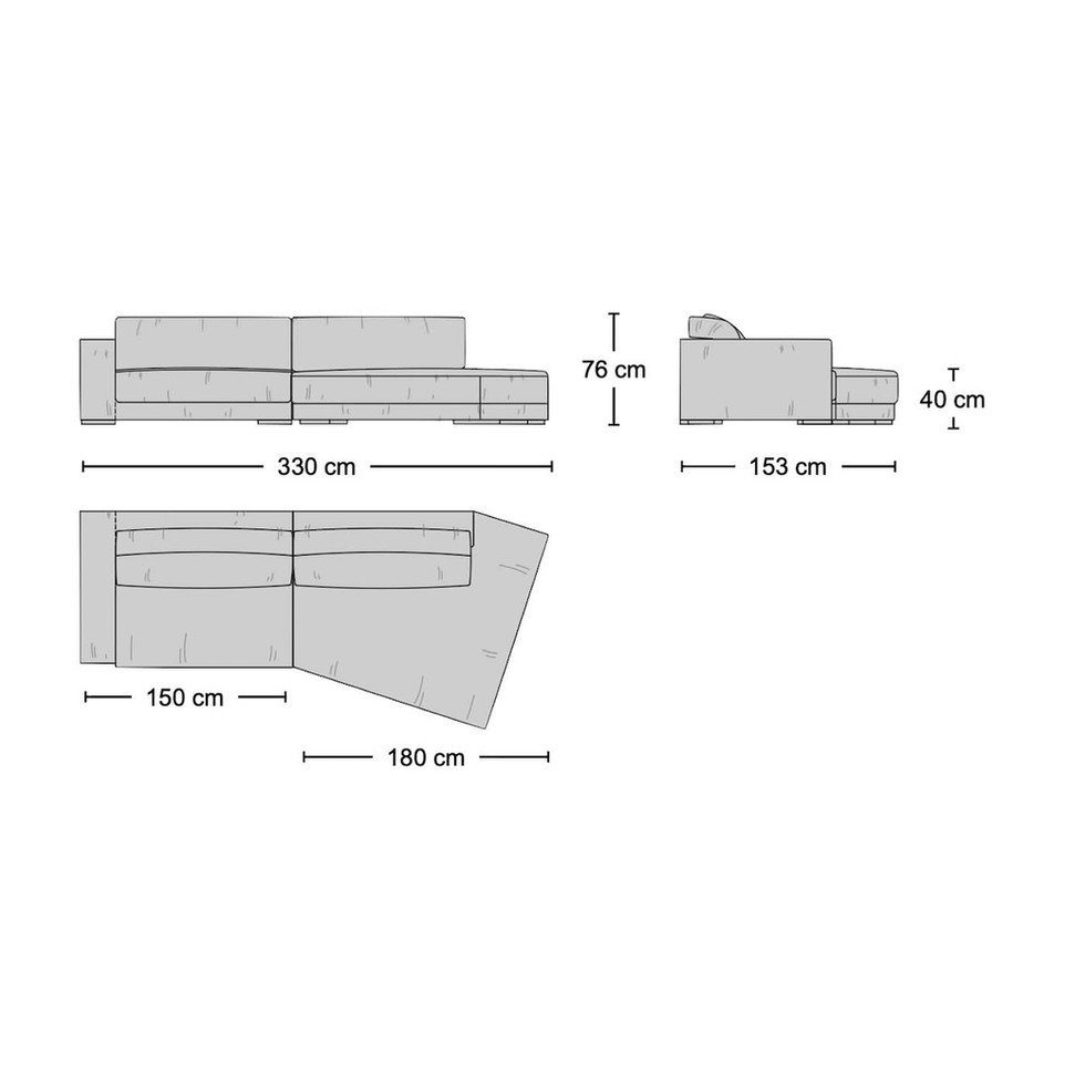Budapest Sectional Sofa | Nue Modern
