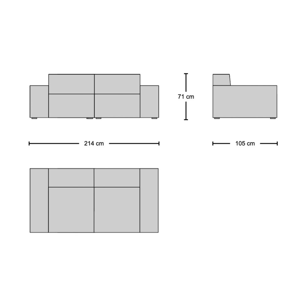 Como 2-Seater Sofa Replica | Nue Modern