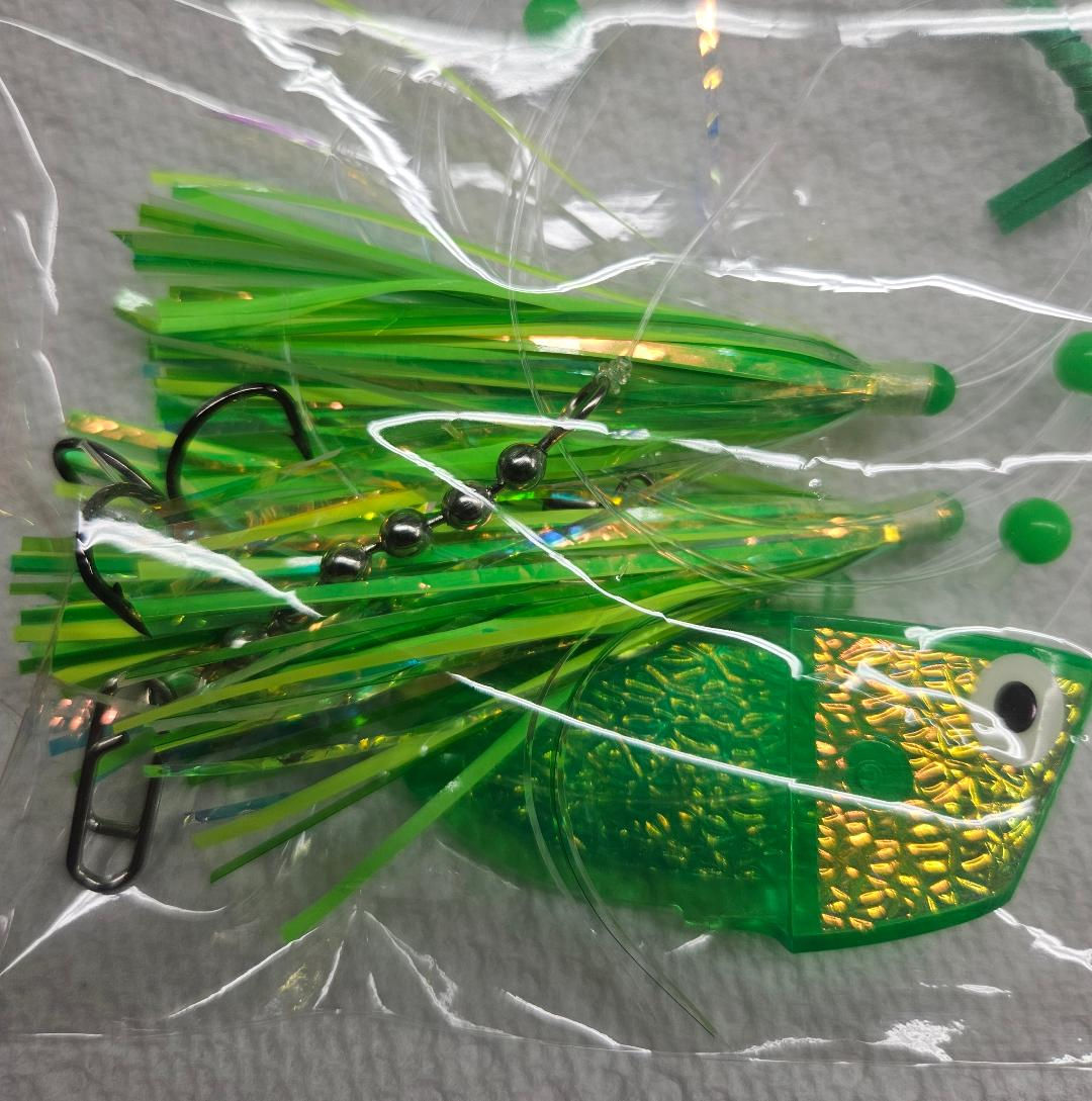 Grinch Glow Uv Cut Bait Rig 2025