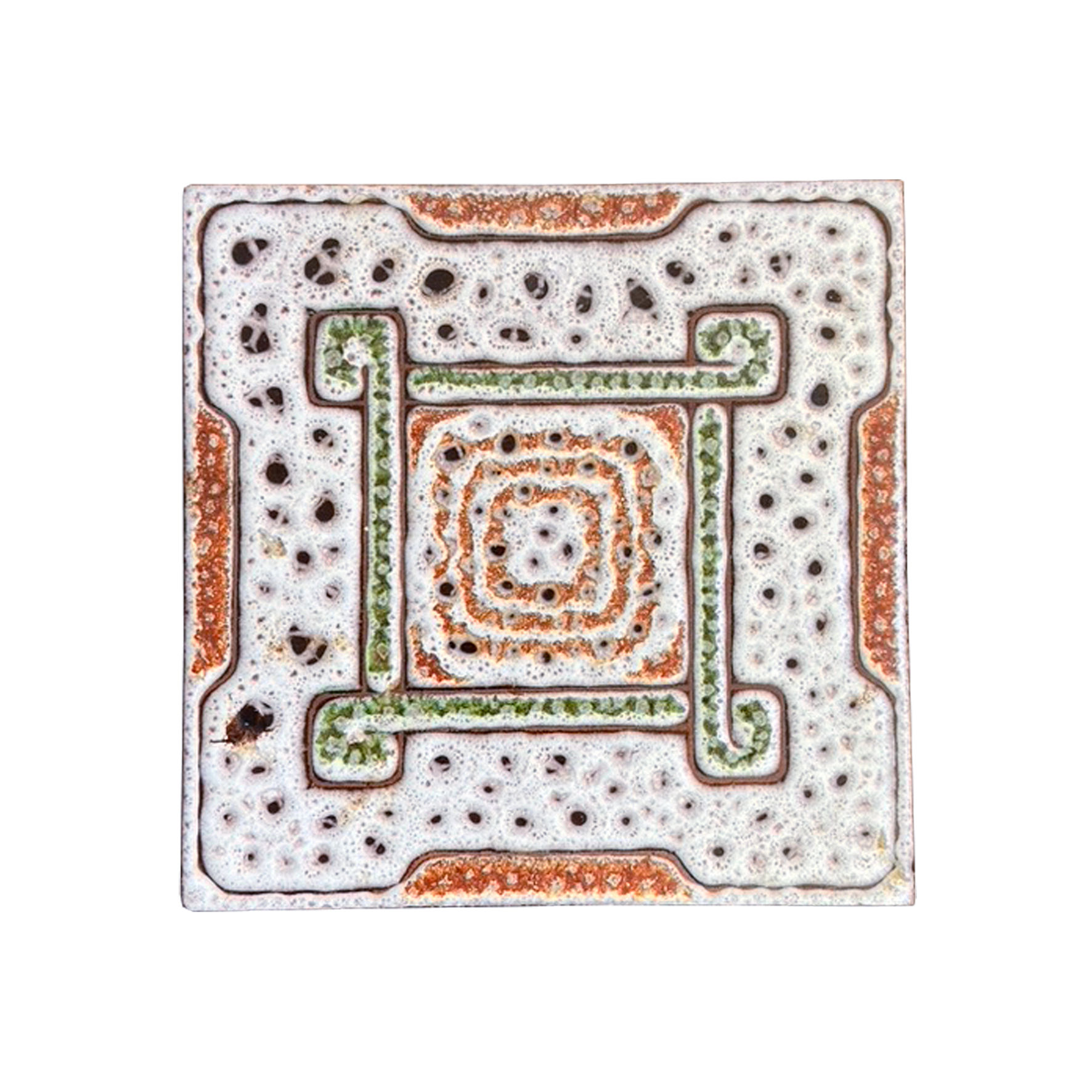 LARGE ITALIAN STUDIO POTTERY TILE