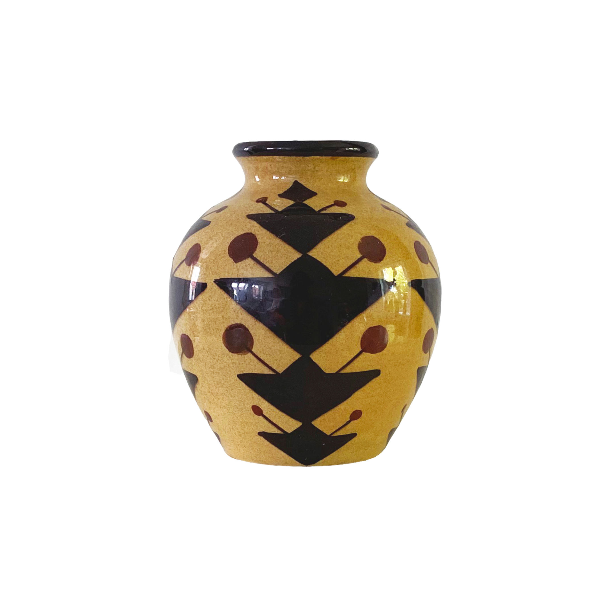 SMALL GEOMETRIC ITALIAN BUD VASE
