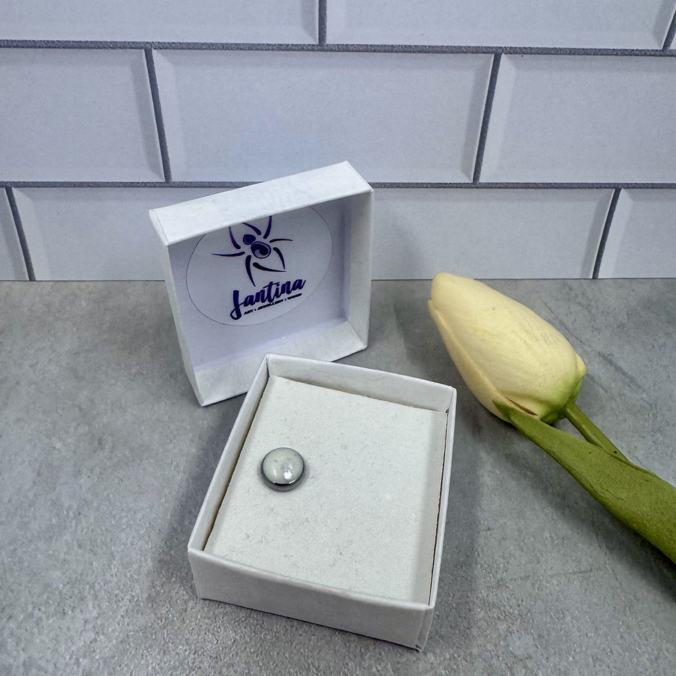 Thumbnail: Stainless Steel 8mm Single Round Stud Earrings
