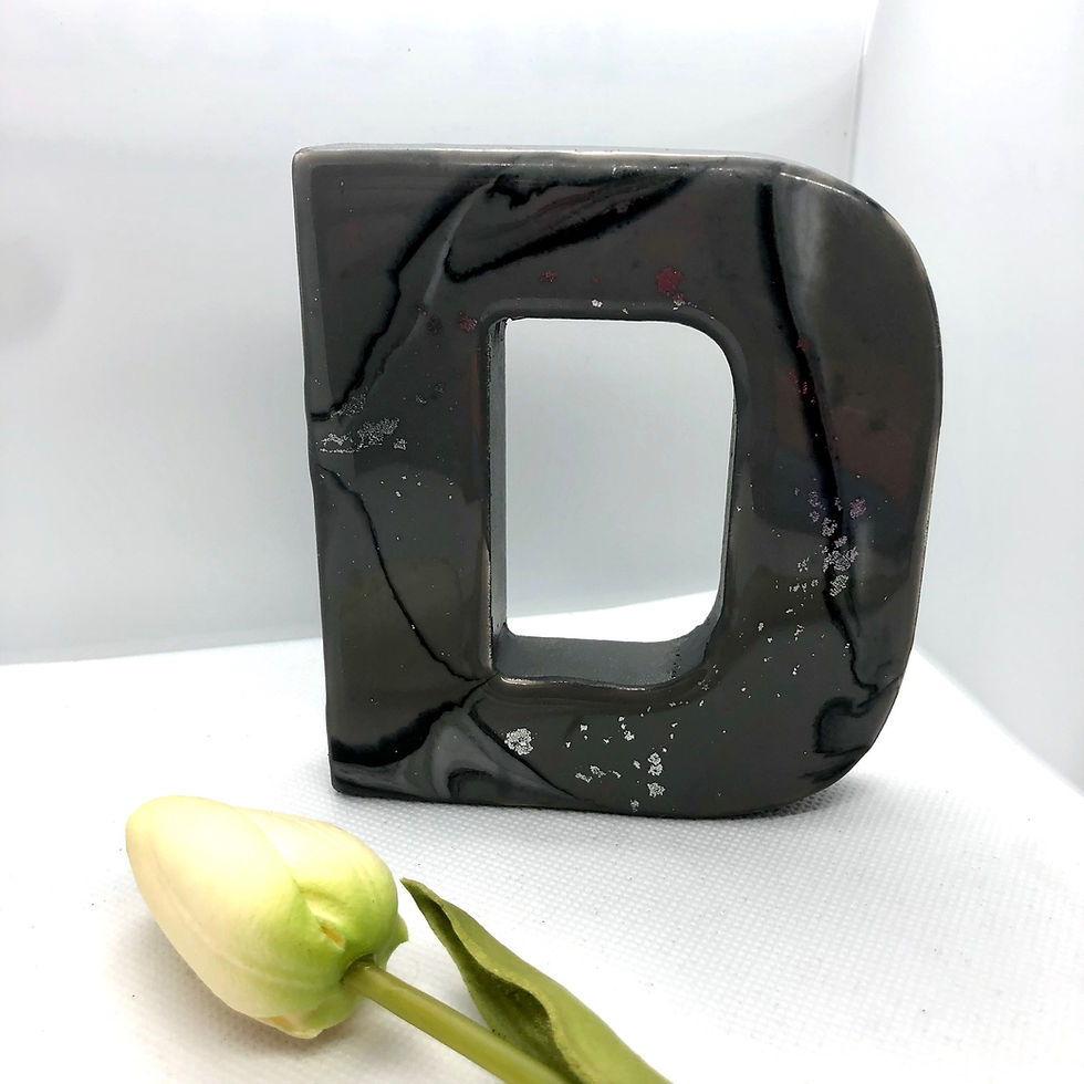 Thumbnail: Resin Wooden Letter D