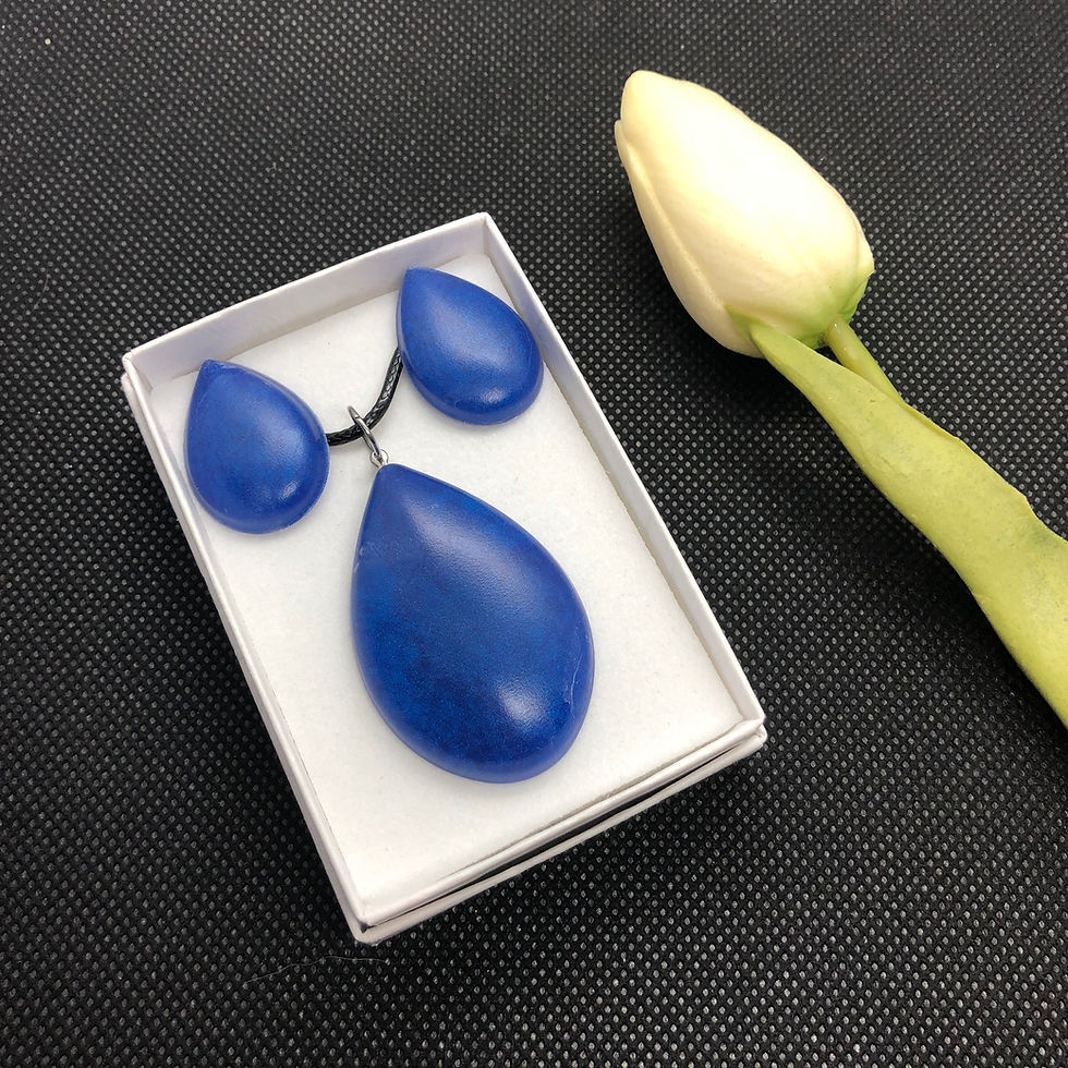Thumbnail: Teardrop Pearlescent 2 Piece Resin set