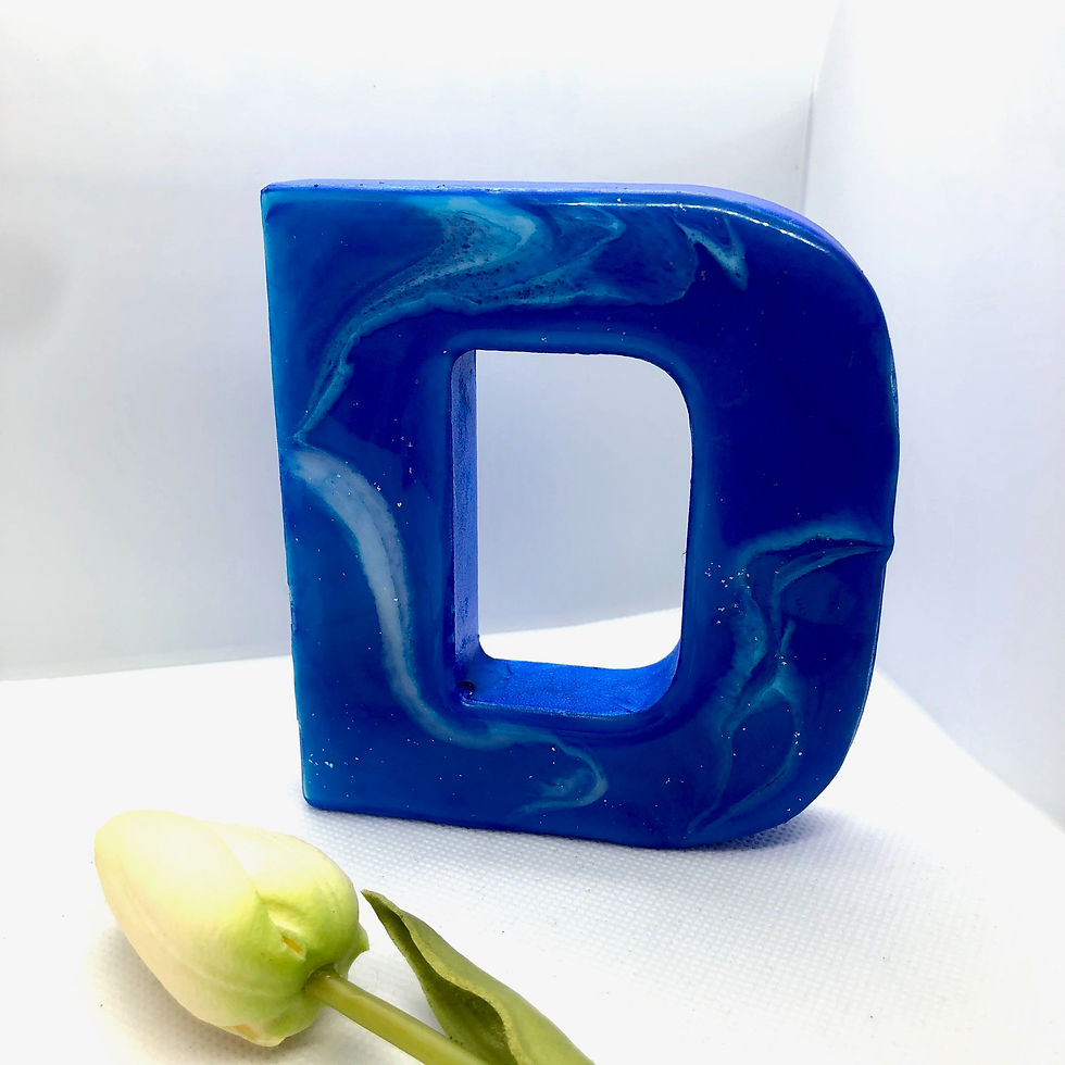 Thumbnail: Resin Wooden Letter D