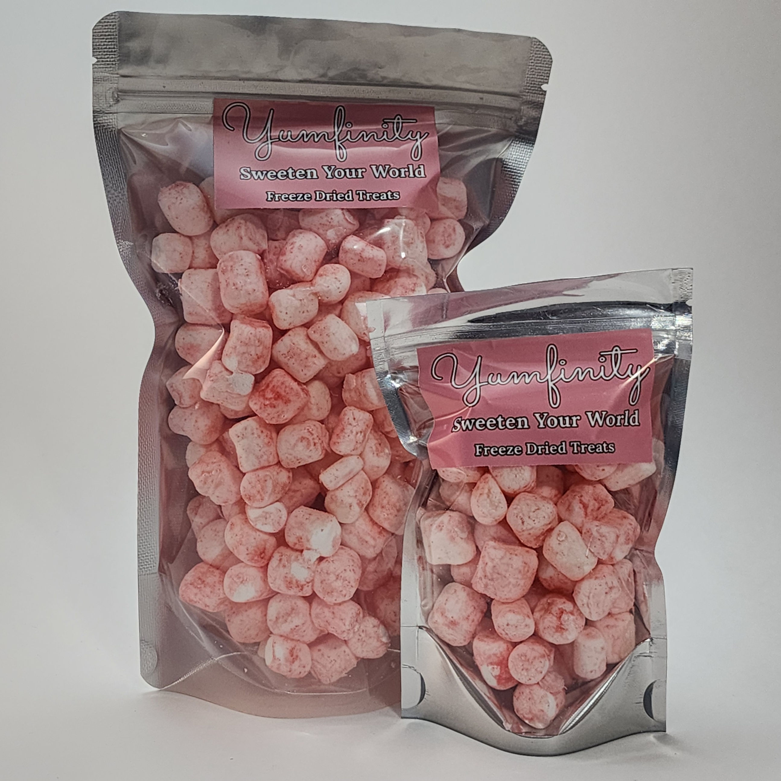 Freeze-Dried Strawberry Jello Marshmallows 🍓✨☁️