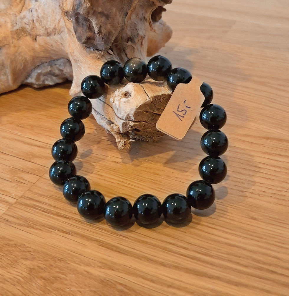 Miniaturbild: Goldobsidian Armband, Erlösung & spirituelle Fähigkeiten, versch. Perlengrößen