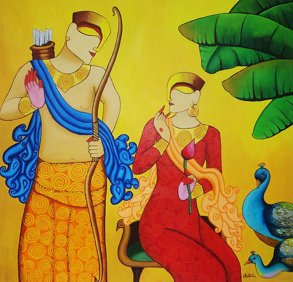 Divine Couple | Acrylic
