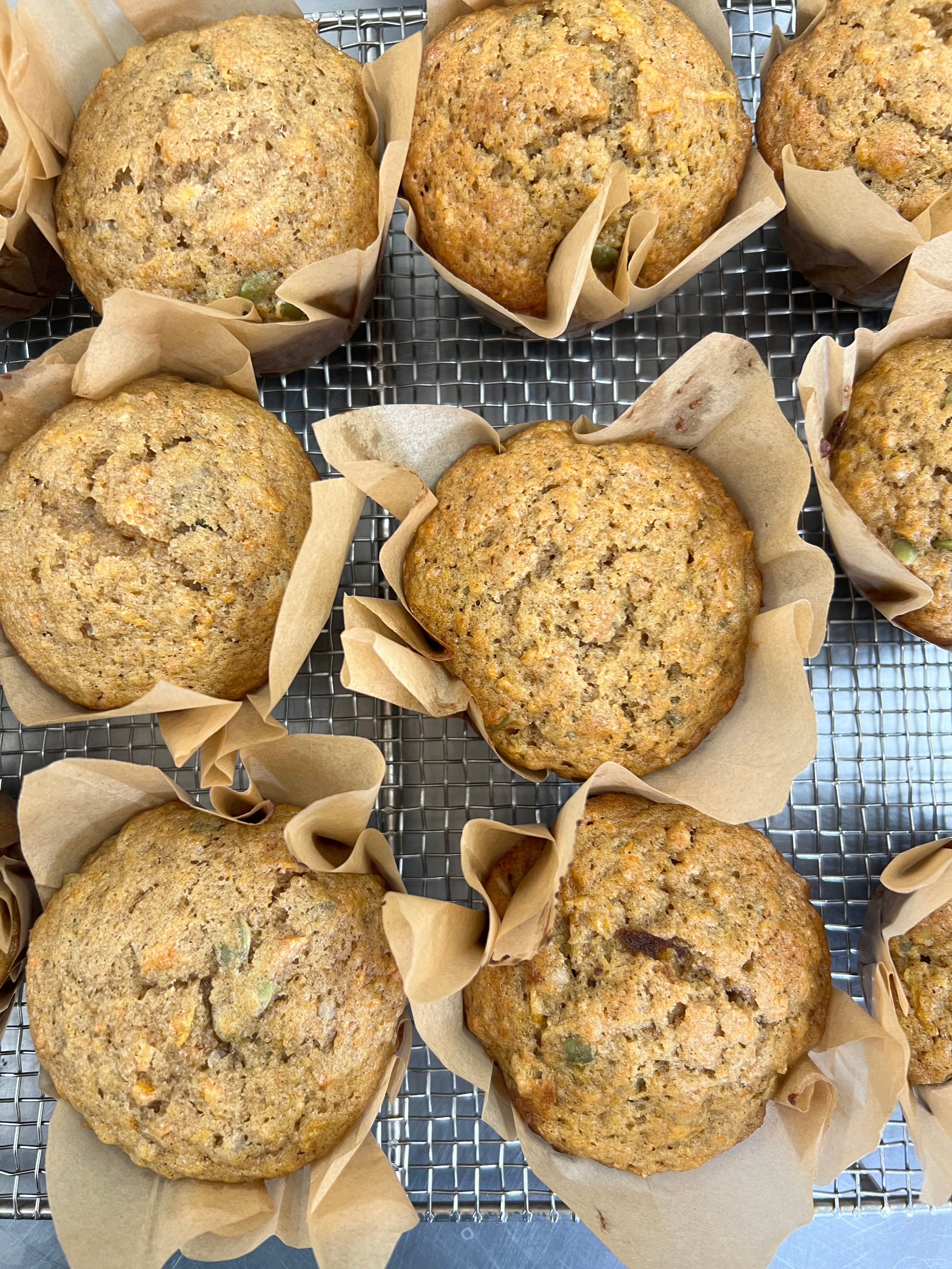 Seeded Carrot 4 Muffins