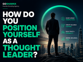 How Do You Position Yourself as a Thought Leader?