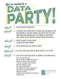 You're Invited to a Data Party! tip sheet