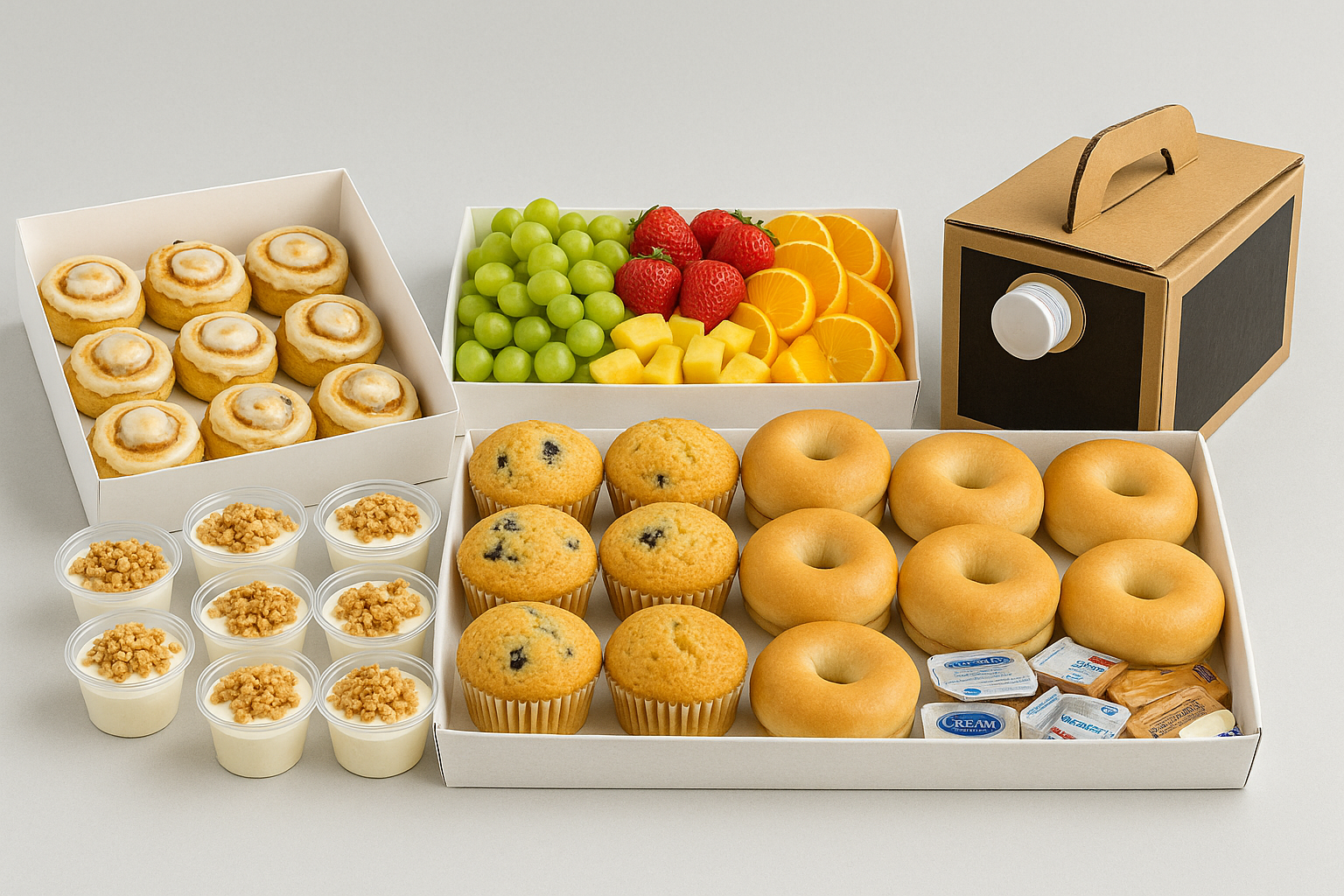 Arranged Food and Objects