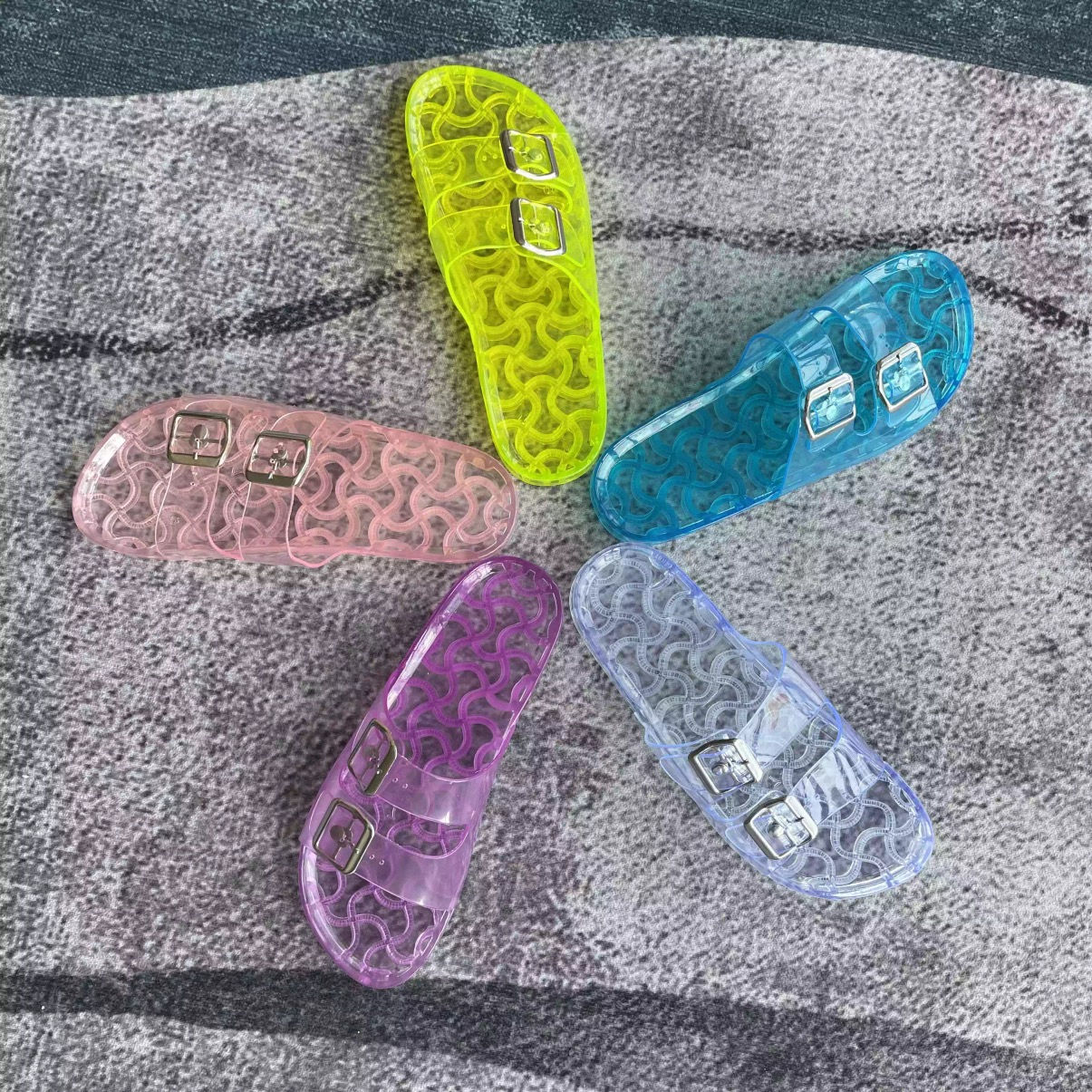 Jelly flat Sandals