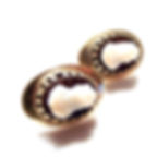14K Victorian Cameo Stud Earrings