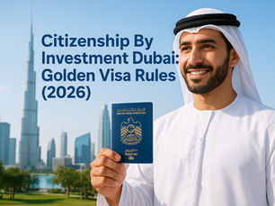 Citizenship By Investment Dubai: Golden Visa Rules (2026)