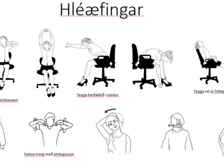 Hléæfingar - Vinnuheilsa