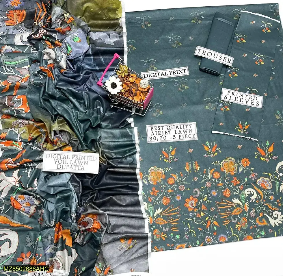 Thumbnail: Fabric Lawn 3pcs 