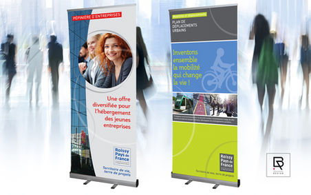 Création des Roll-ups
Communauté d'agglomération Roissy-Pays-France