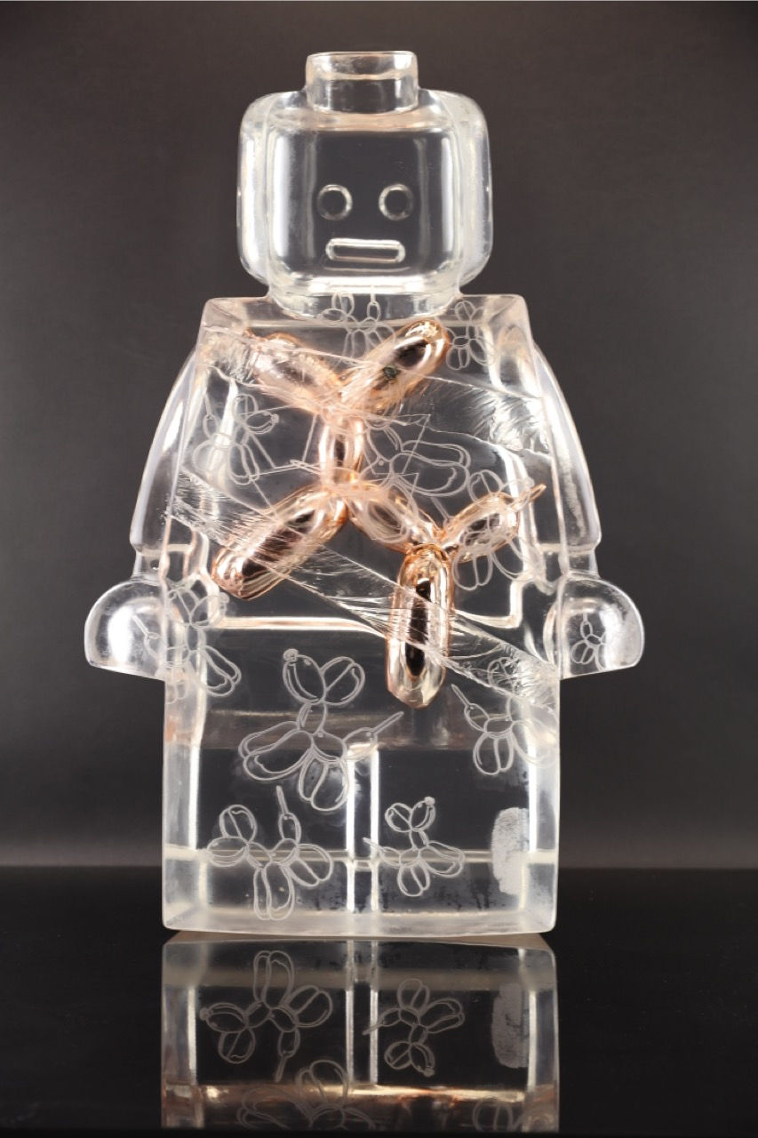 Miniature : Roboclusion XXL  balloon dog KOONS  60 CM