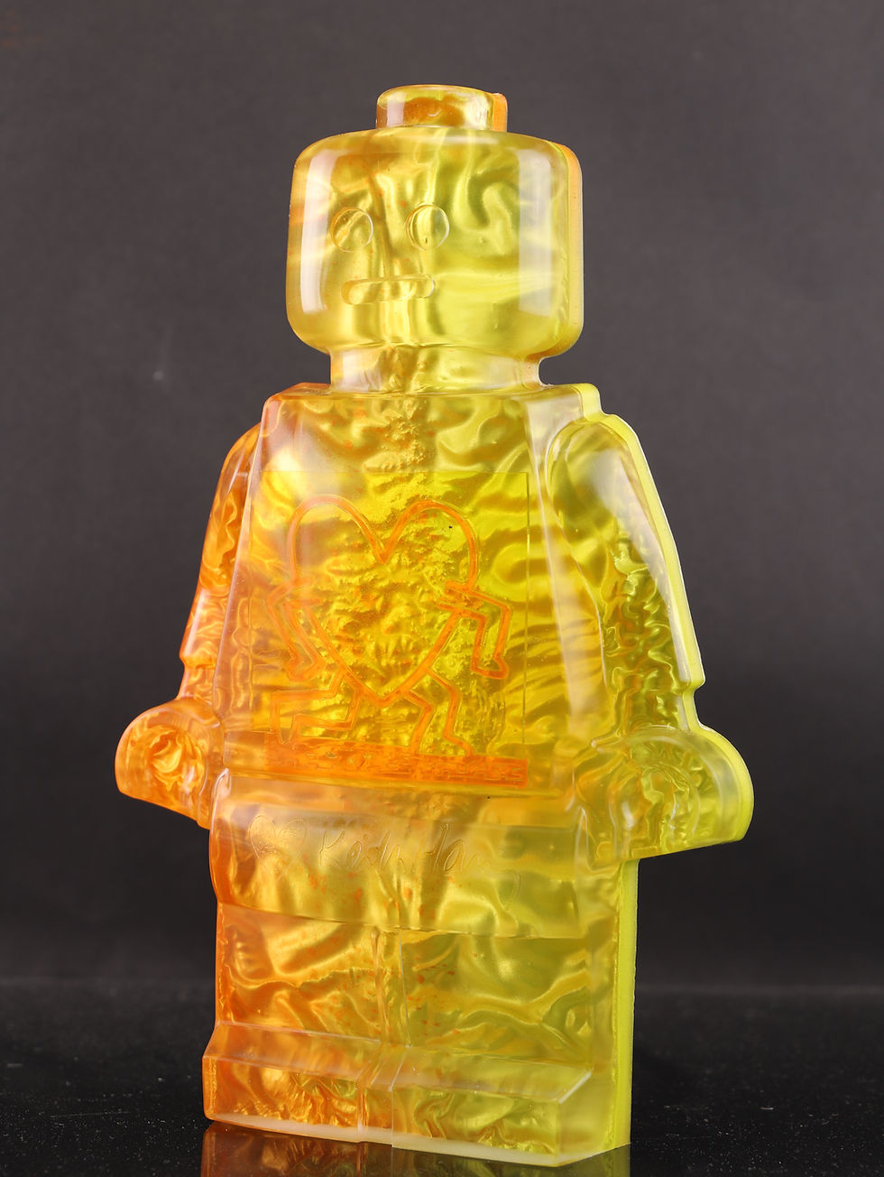 Miniature : Roboclusion yellow orange Keith Haring