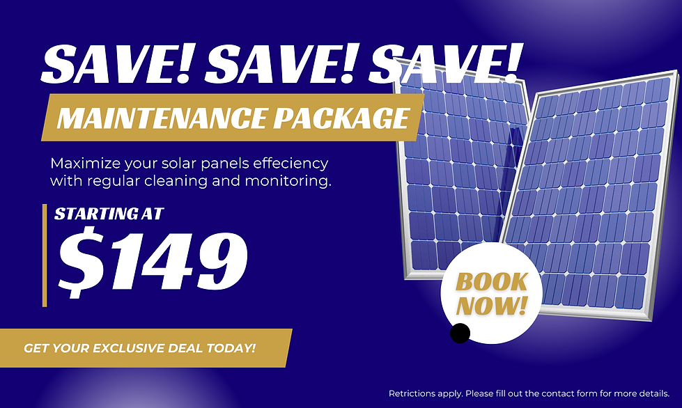 solar panel cleaning maintenance gulf coast texas