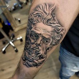 Custom tattoo artwork by Austin Olsen serving Houston area clients