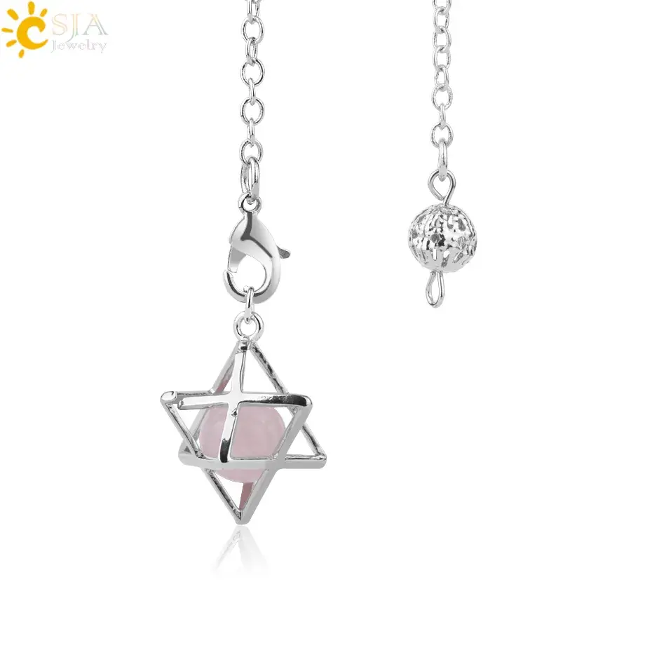 Thumbnail: Divine Energy Pendulum ✨ Natural Stone Tool for Intuition, Protection & Rituals