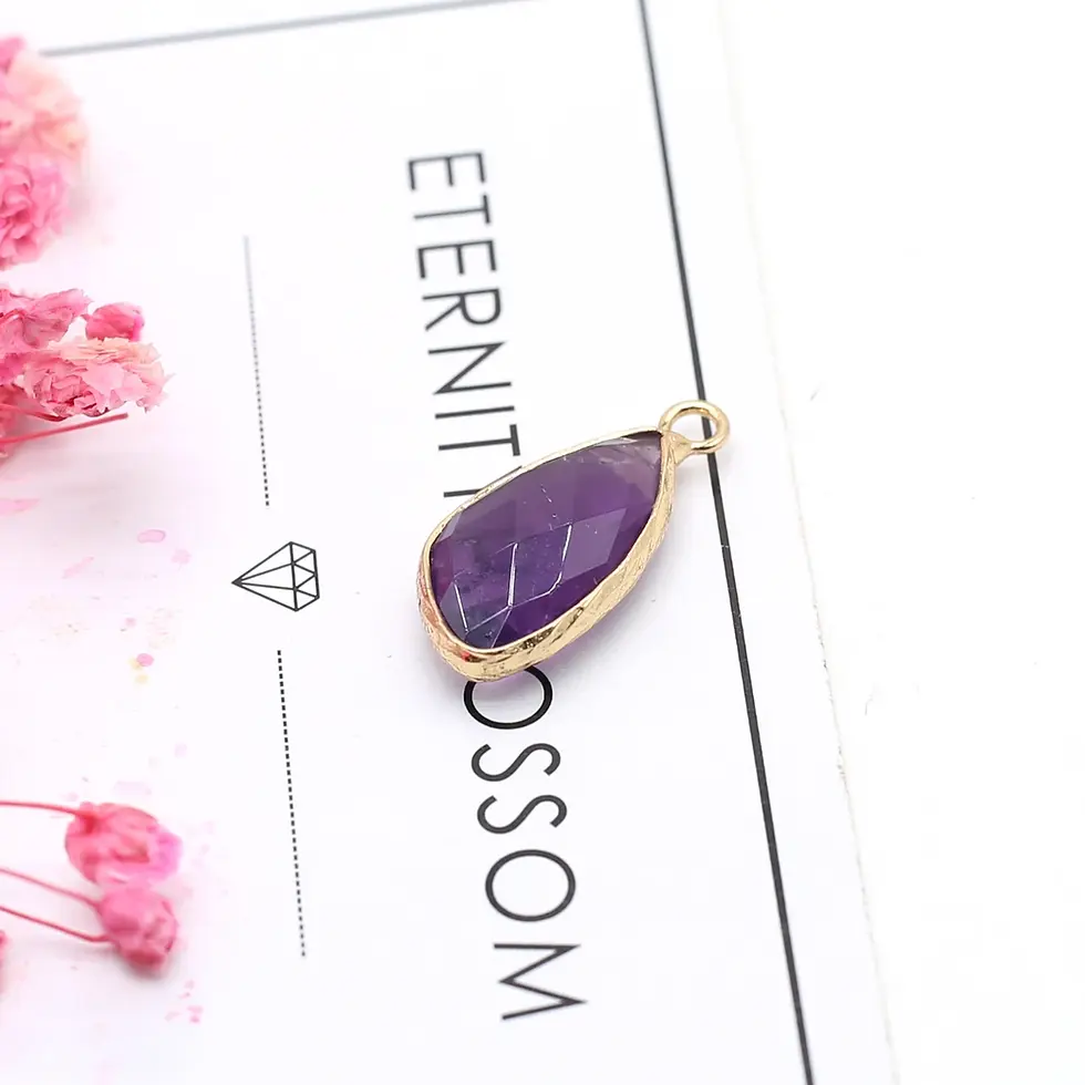 Thumbnail: 💜 Calm & Clarity: Natural Amethyst Crystal Pendant for Healing & Protection