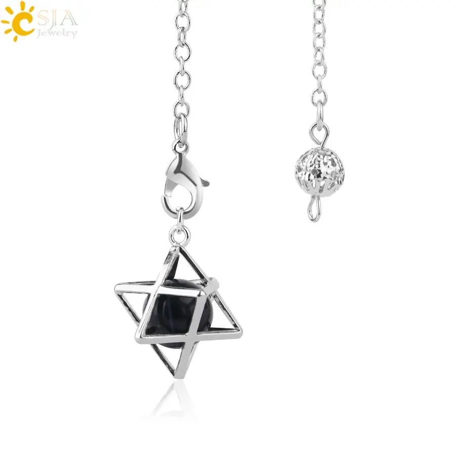 Thumbnail: Divine Energy Pendulum ✨ Natural Stone Tool for Intuition, Protection & Rituals