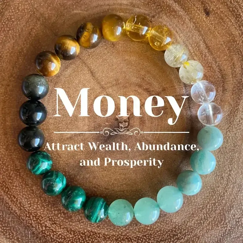 Thumbnail: 360° Wellbeing Stone Bracelet – Draw in Love, Luck & Health with Every Wear