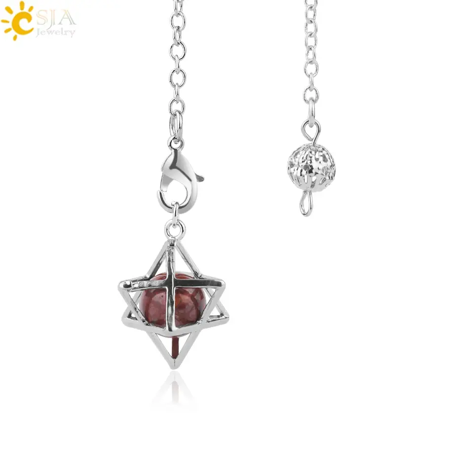 Thumbnail: Divine Energy Pendulum ✨ Natural Stone Tool for Intuition, Protection & Rituals