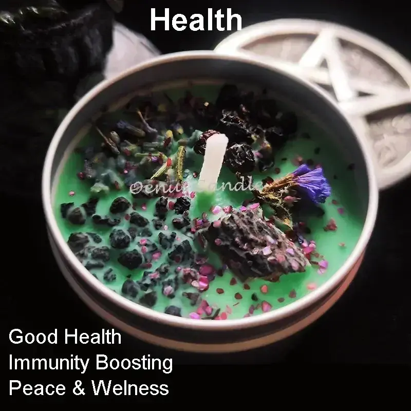 Thumbnail: Manifestation Candle – Vintage Soy Wax Jar for Calm, Clarity & Removing Blocks