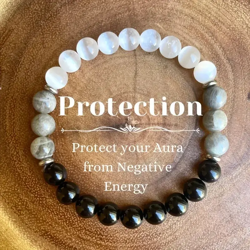 Thumbnail: 360° Wellbeing Stone Bracelet – Draw in Love, Luck & Health with Every Wear