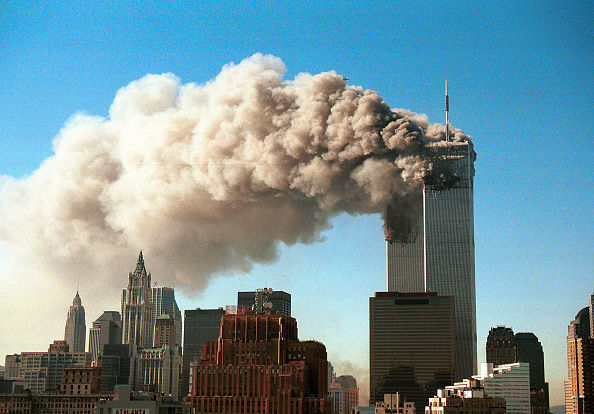 Skyline shot of 9/11