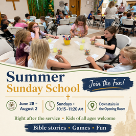 Join the Fun at First Lutheran Summer Sunday School!