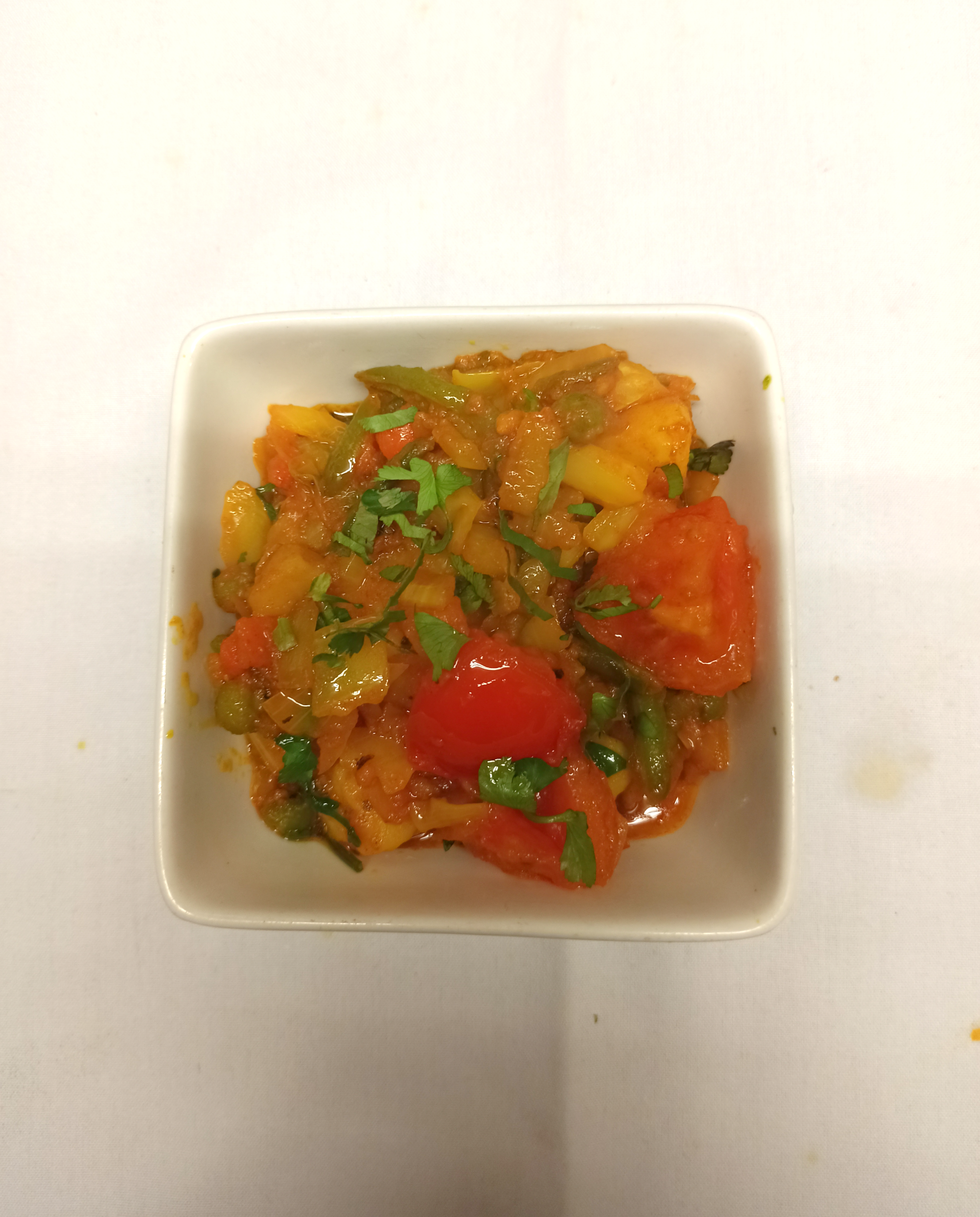 Arranged Food and Objects