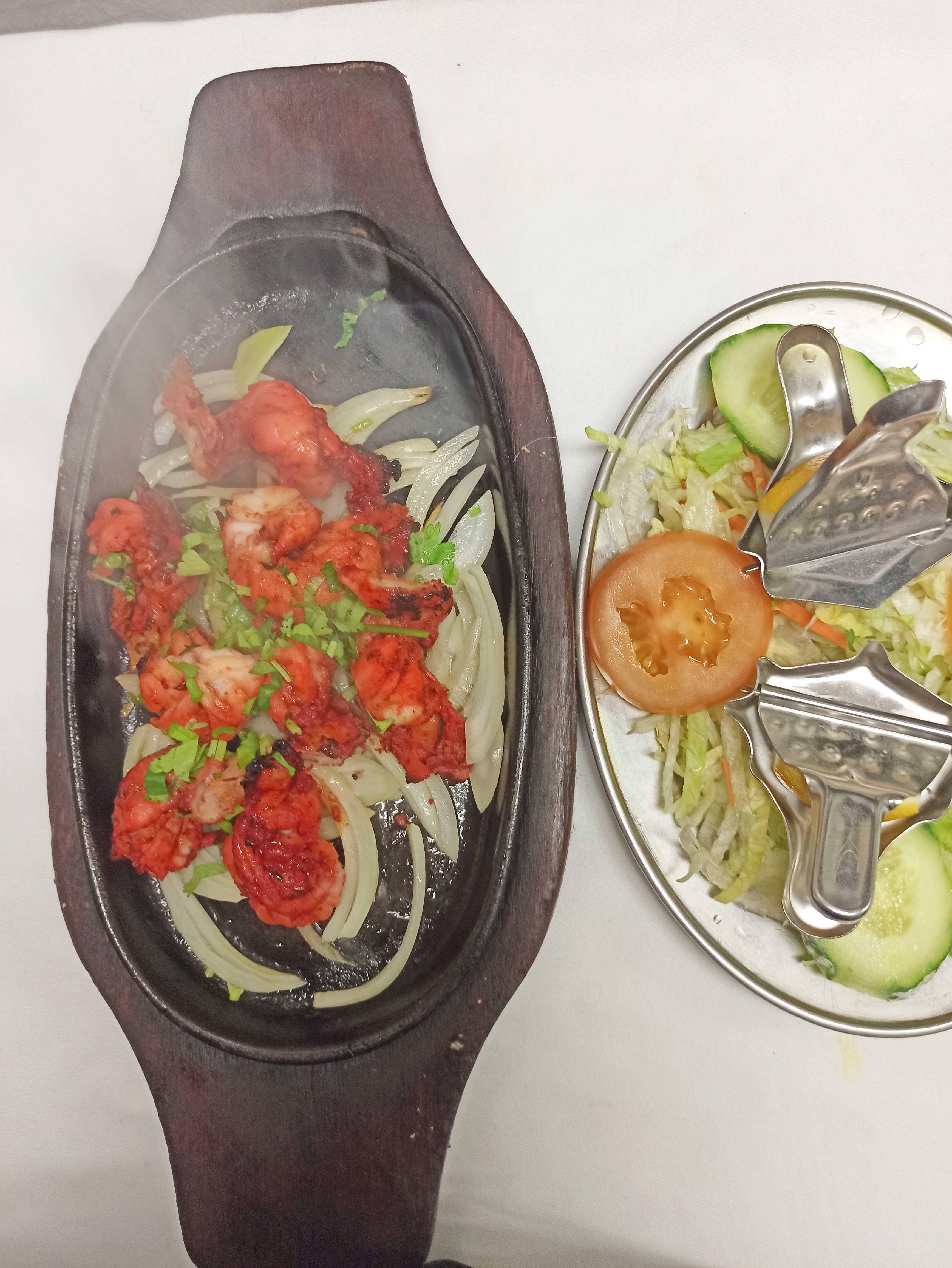 Arranged Food and Objects