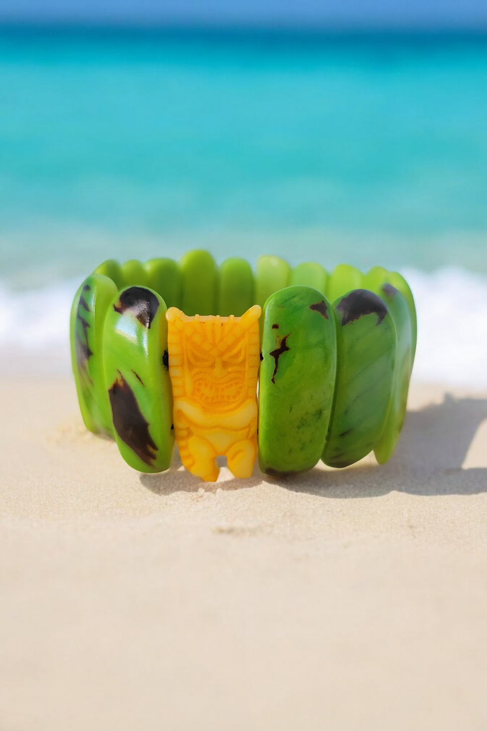 Thumbnail: Tiki Gods tagua nuts rustic bracelets