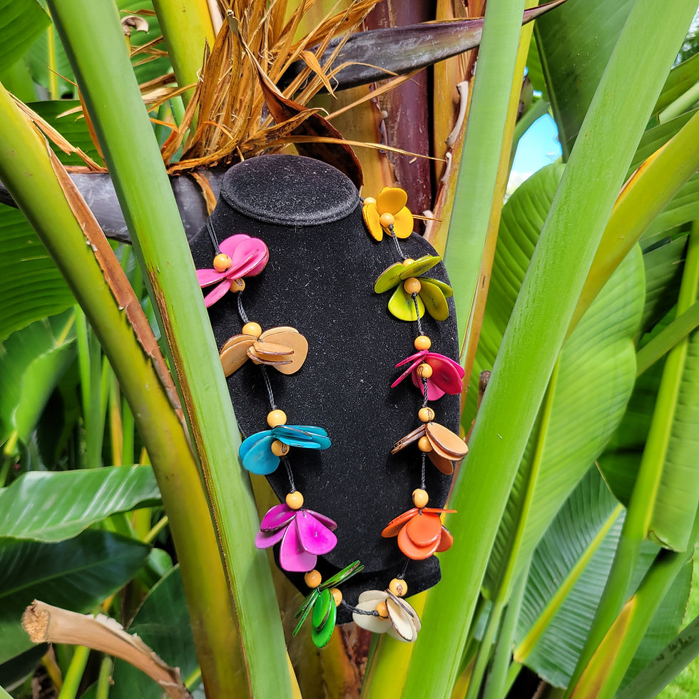 Thumbnail: Rose Garden tagua botanical nature jewelry