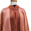 Thumbnail: Alpaca fleece terracotta cape  made in the Andes of Ecuador