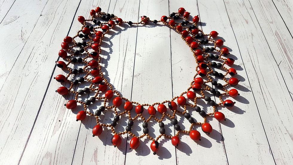 Thumbnail: Shaman amazon rainforest huairuru magical ethnic necklace