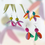Thumbnail: Colorful pambil seeds and tagua earrings  ballerina skirt 