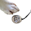 Thumbnail: Together forever medallion tagua  nut necklace pet memorial