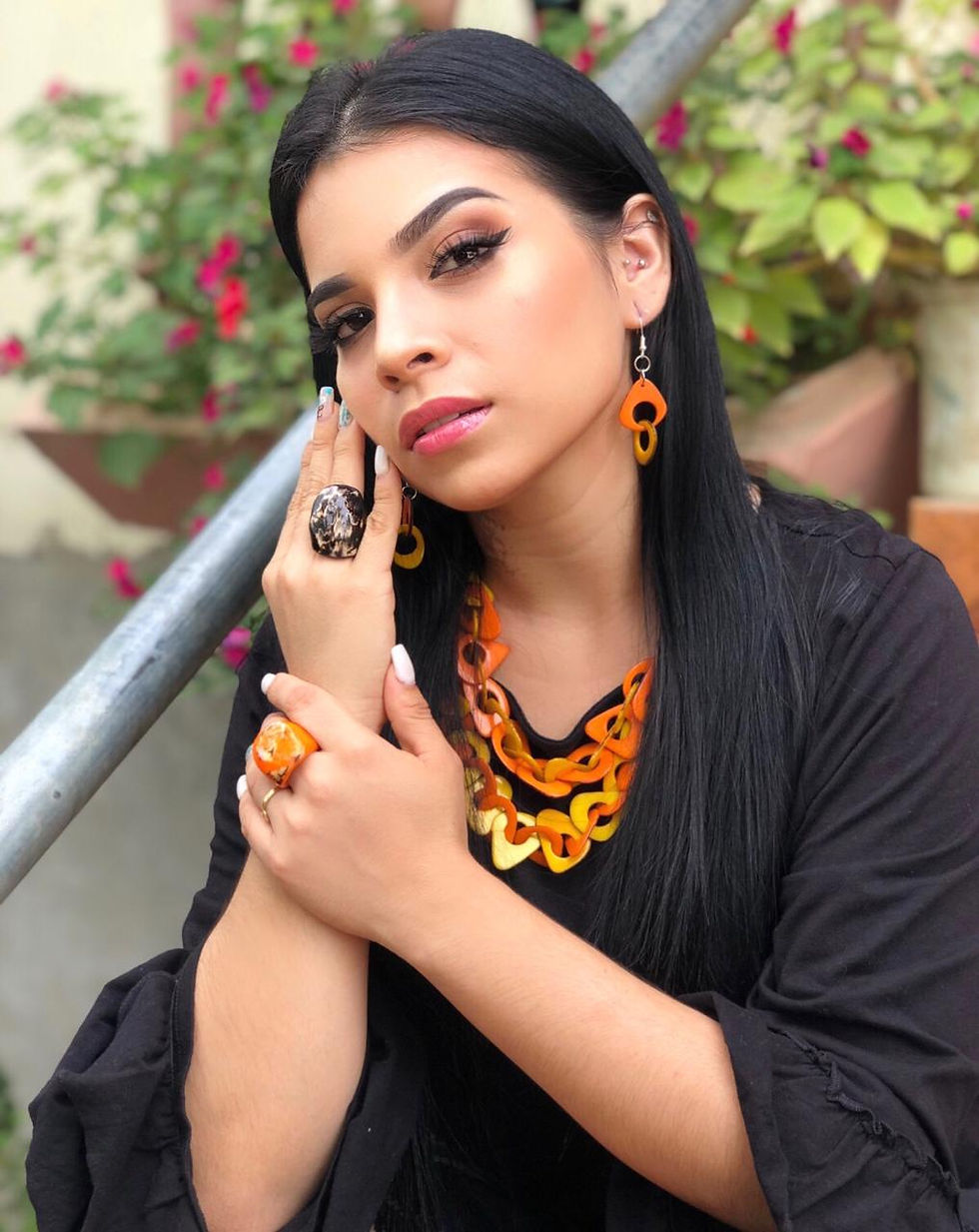 Chained Tagua layered necklace