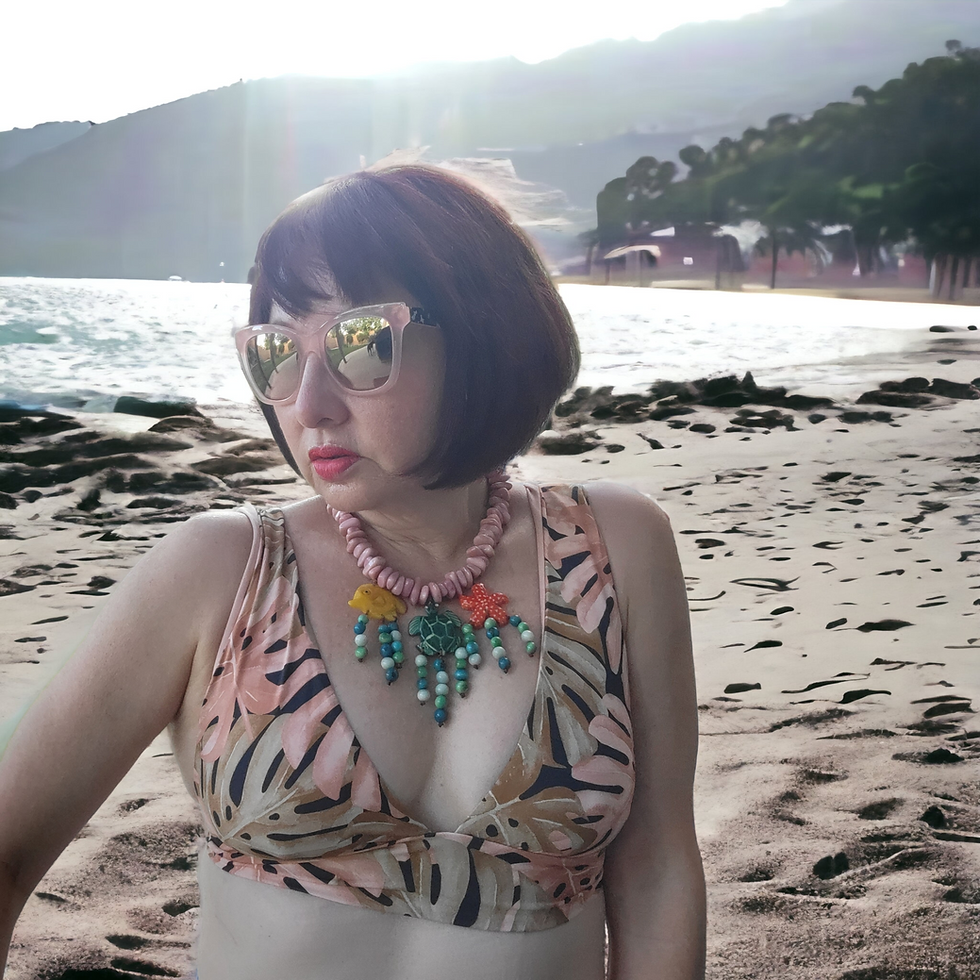 Thumbnail: Burbujas de Amor Love bubbles ocean inspired  jewelry in tagua nuts