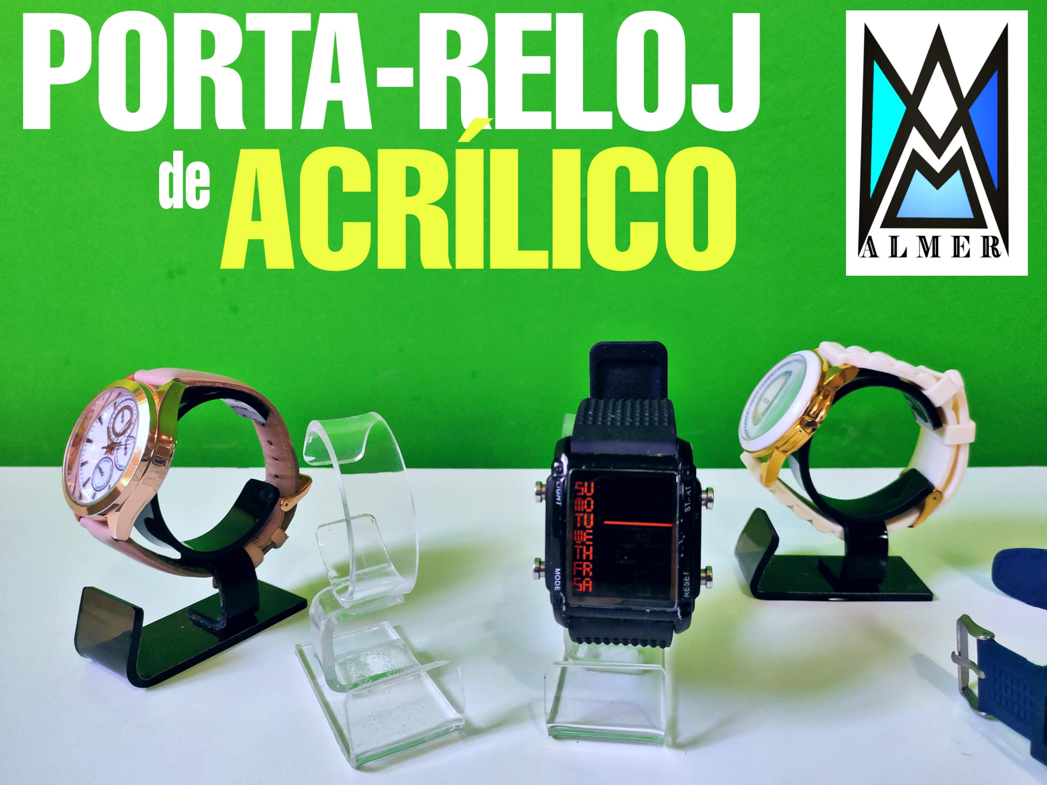PORTA-RELOJ DE ACRÍLICO