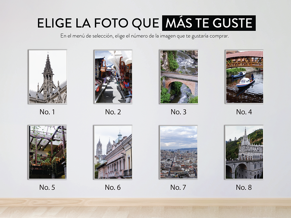 Thumbnail: Sur de Colombia y Ecuador - Fotografía decorativas con marco